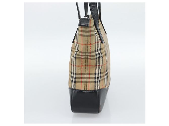 Burberry Nova Check Handtasche Canvas Beige Gold Authentisch ep14987 Golden - Ansicht 4