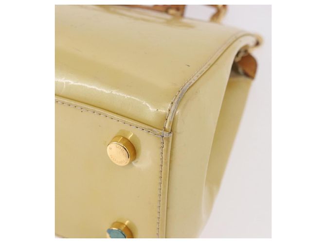 LOUIS VUITTON Monogram Vernis Blair MM Hand Bag 2way Perle LV Auth BA13598 - view 19
