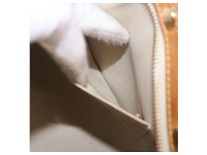 LOUIS VUITTON Monogram Vernis Blair MM Hand Bag 2way Perle LV Auth BA13598 - view 25