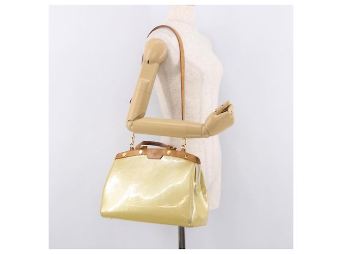LOUIS VUITTON Monogram Vernis Blair MM Hand Bag 2way Perle LV Auth BA13598 - view 26