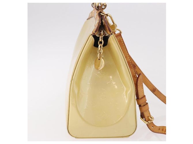 LOUIS VUITTON Monogram Vernis Blair MM Hand Bag 2way Perle LV Auth BA13598 - view 4