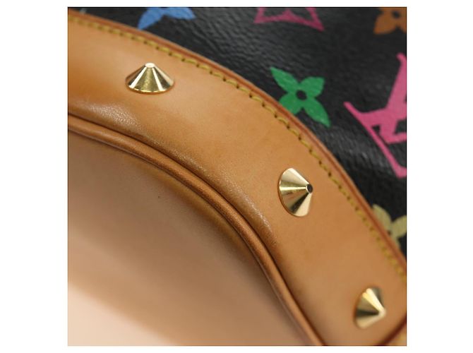 LOUIS VUITTON Borsa Monogram Multicolor Alma Black M92646 LV Auth BA13683SAV Nero - vista 16
