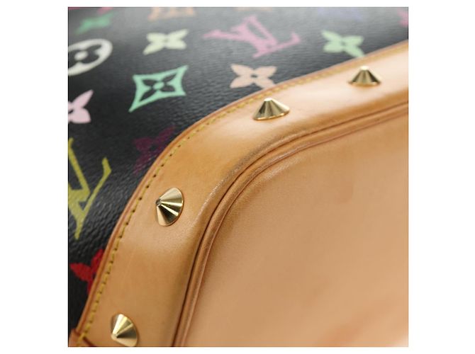 LOUIS VUITTON Borsa Monogram Multicolor Alma Black M92646 LV Auth BA13683SAV Nero - vista 17