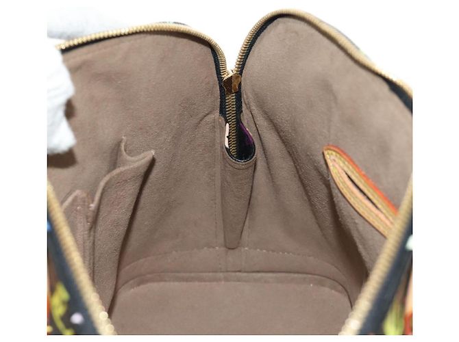 LOUIS VUITTON Borsa Monogram Multicolor Alma Black M92646 LV Auth BA13683SAV Nero - vista 23