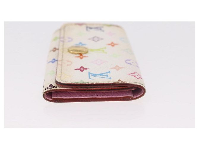 LOUIS VUITTON Multicolor Multicles 4 Key Case 2 Set White LV Auth bs35901 Bianco - vista 11