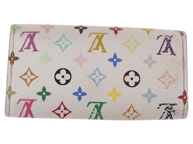 LOUIS VUITTON Multicolor Multicles 4 Key Case 2 Set White LV Auth bs35901 Bianco - vista 3