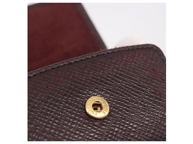 LOUIS VUITTON Taiga Gemelli Ardoise Silver M30566 Auth bs35759 Argento Grigio - vista 10