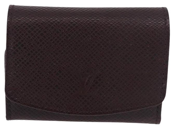 LOUIS VUITTON Taiga Gemelli Ardoise Silver M30566 Auth bs35759 Argento Grigio - vista 13