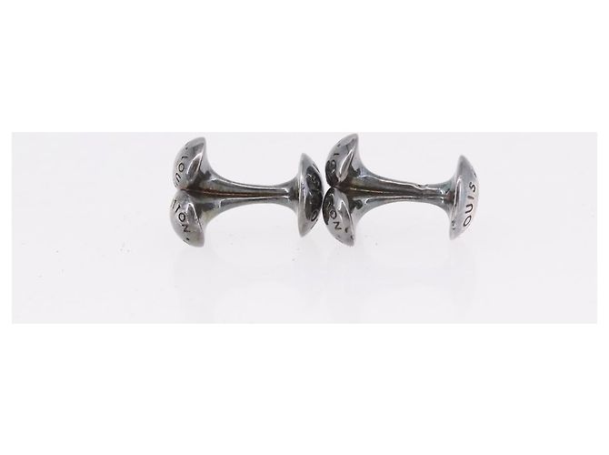 LOUIS VUITTON Taiga Gemelli Ardoise Silver M30566 Auth bs35759 Argento Grigio - vista 21