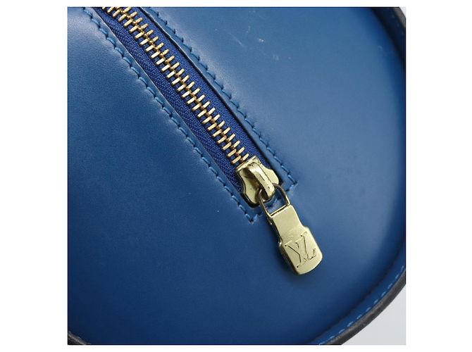 Borsa LOUIS VUITTON Epi Soufflot Blu M52225 LV Auth 189801A - vista 17