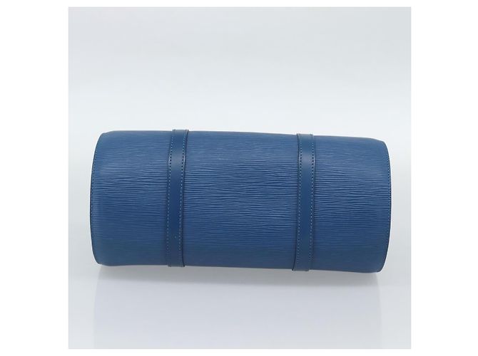 Borsa LOUIS VUITTON Epi Soufflot Blu M52225 LV Auth 189801A - vista 5