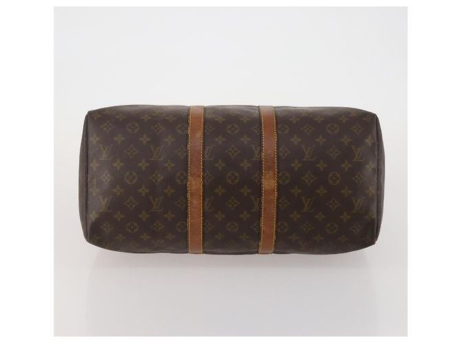 LOUIS VUITTON Borsa Boston Monogram Keepall 45 M41428 LV Auth 188431 Monogramma - vista 5