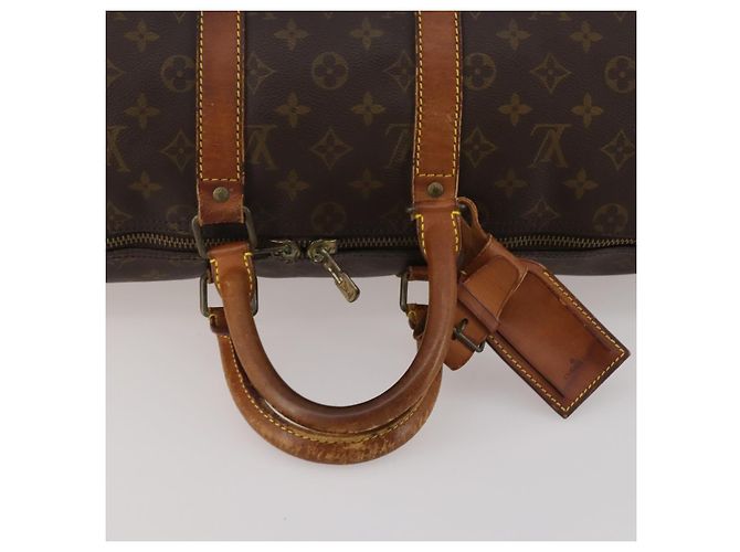 LOUIS VUITTON Borsa Boston Monogram Keepall 45 M41428 LV Auth 188431 Monogramma - vista 7