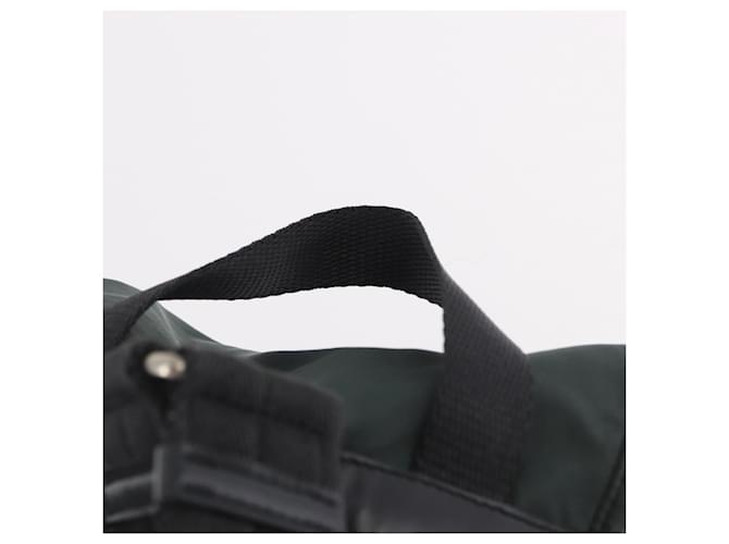 Zaino PRADA Nylon Verde Argento Auth BA13603A - vista 14