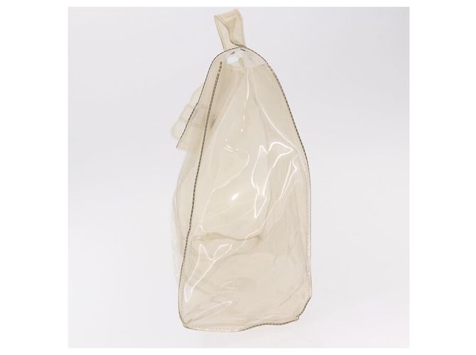 Hermès Borsa Kelly HERMES in vinile Vinyl Clear Gold Auth bs35913 D'oro - vista 4