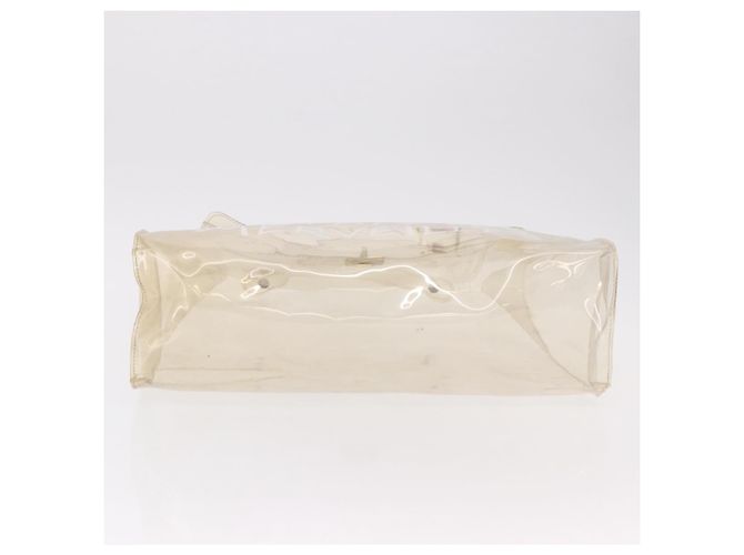 Hermès Borsa Kelly HERMES in vinile Vinyl Clear Gold Auth bs35913 D'oro - vista 6