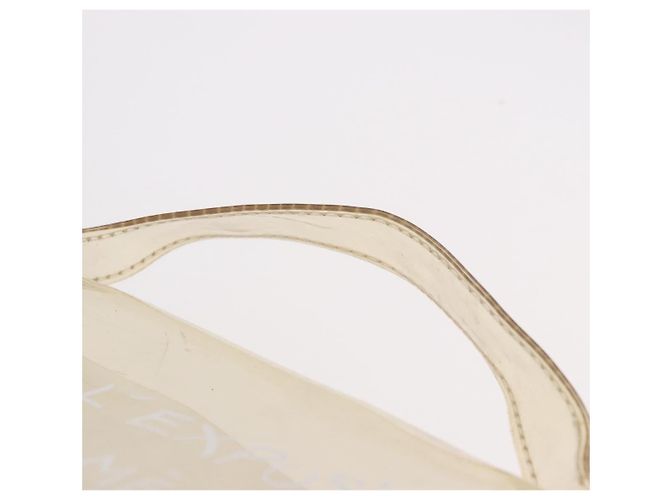 Hermès Borsa Kelly HERMES in vinile Vinyl Clear Gold Auth bs35913 D'oro - vista 9