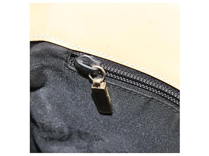 Borsa a tracolla Salvatore Ferragamo Gancini in pelle beige oro Auth ka4982 D'oro - vista 20
