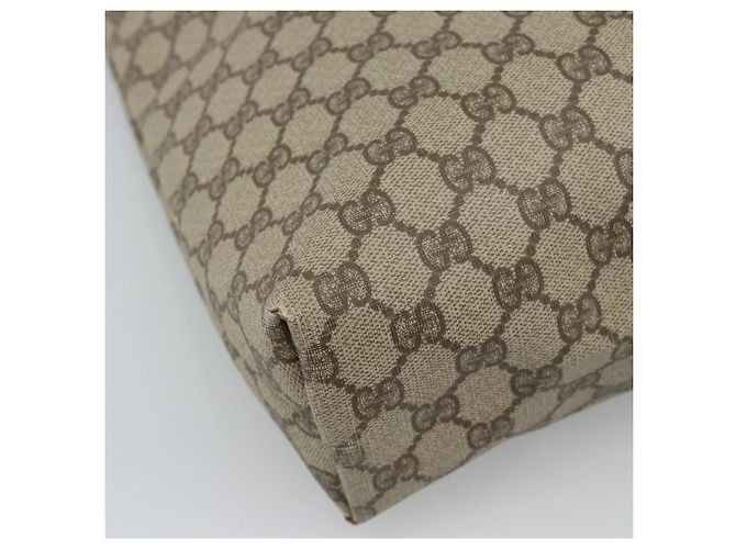 Borsa Tote GUCCI GG Supreme Web Sherry Line PVC Beige Red 002 58 6487 Auth 190108 - vista 16