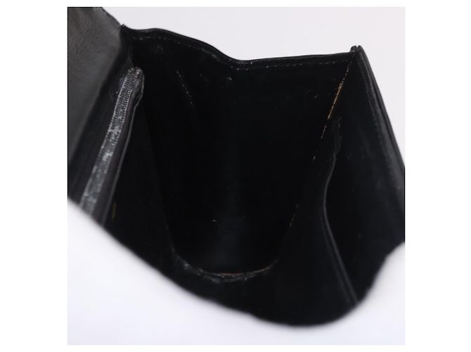Borsa a tracolla GUCCI Horsebit Chain in pelle nera e oro Auth 189930 Nero D'oro - vista 20