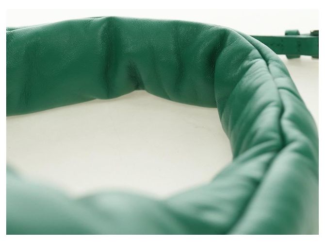 Borsa PRADA in pelle 2way Verde Argento Auth 189777SM - vista 14