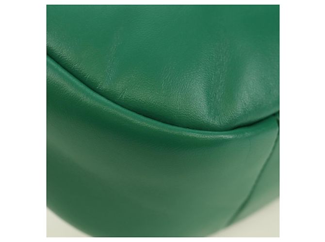 Borsa PRADA in pelle 2way Verde Argento Auth 189777SM - vista 16