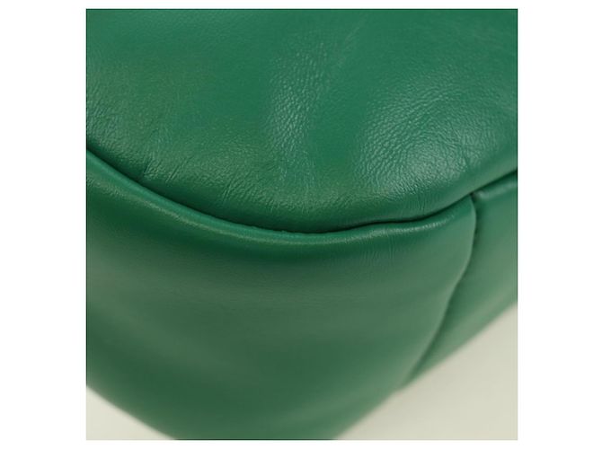 Borsa PRADA in pelle 2way Verde Argento Auth 189777SM - vista 18