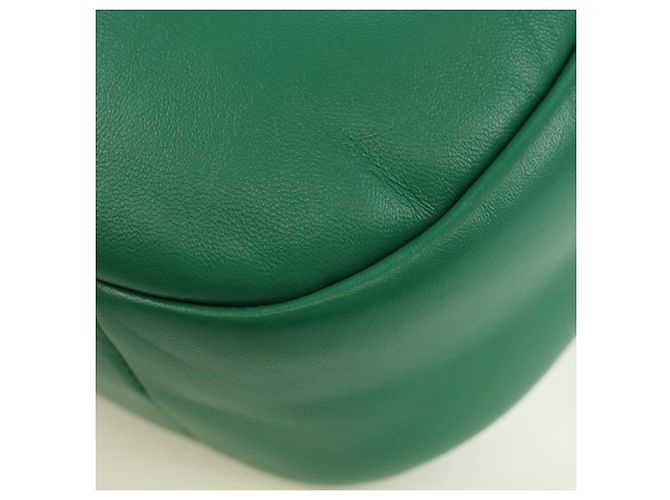 Borsa PRADA in pelle 2way Verde Argento Auth 189777SM - vista 19