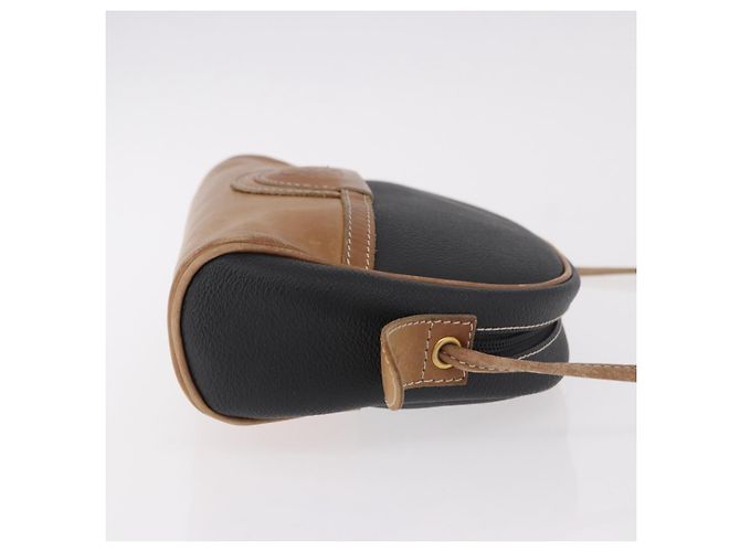 Borsa a Spalla LOEWE Anagram in Pelle Nera e Oro Auth BA13716 Nero D'oro - vista 3