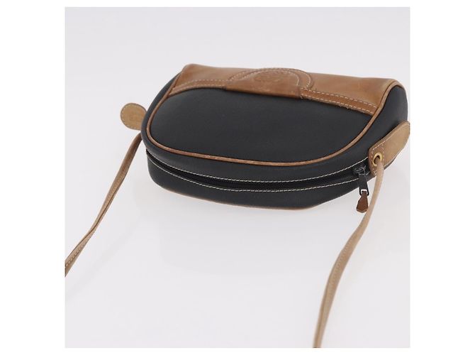 Borsa a Spalla LOEWE Anagram in Pelle Nera e Oro Auth BA13716 Nero D'oro - vista 6
