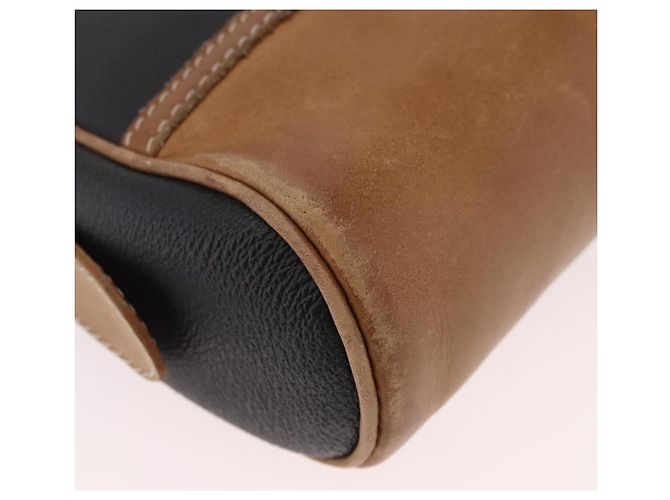 Borsa a Spalla LOEWE Anagram in Pelle Nera e Oro Auth BA13716 Nero D'oro - vista 9