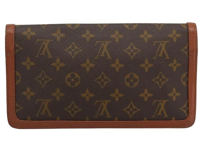 LOUIS VUITTON Pochette Monogram Dam PM Clutch Bag M51812 LV Auth BA13708 Monogramma - vista 2
