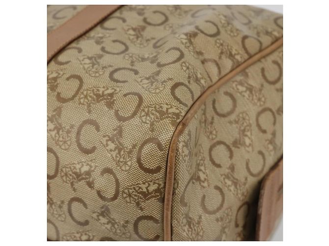 Céline Borsa CELINE C Sulky in PVC Beige Oro Auth 188286 D'oro - vista 10