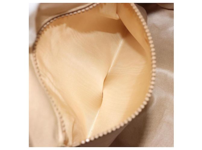 Céline Borsa CELINE C Sulky in PVC Beige Oro Auth 188286 D'oro - vista 12
