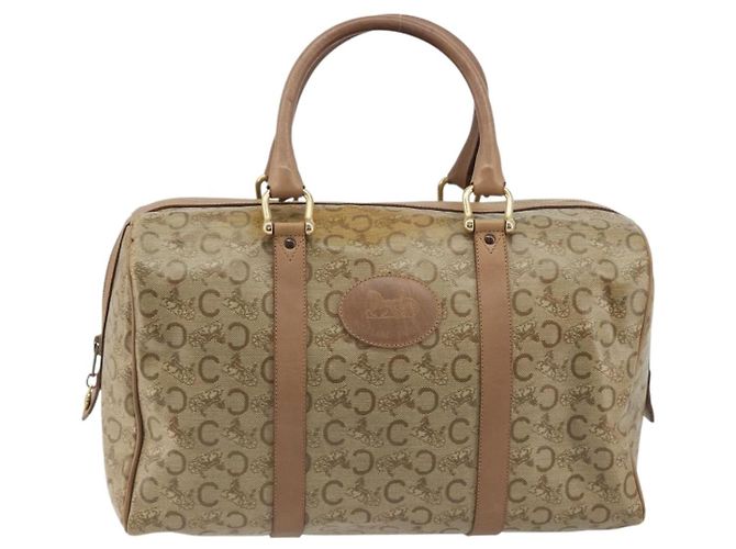Céline Borsa CELINE C Sulky in PVC Beige Oro Auth 188286 D'oro - vista 13