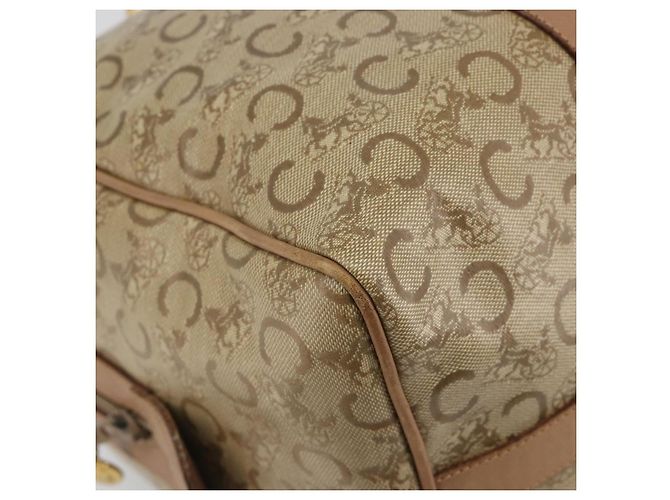 Céline Borsa CELINE C Sulky in PVC Beige Oro Auth 188286 D'oro - vista 14