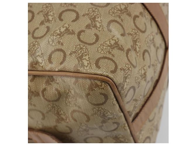 Céline Borsa CELINE C Sulky in PVC Beige Oro Auth 188286 D'oro - vista 16