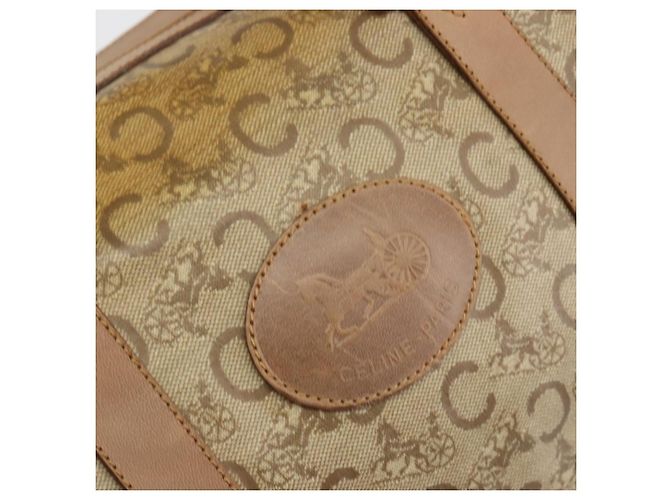 Céline Borsa CELINE C Sulky in PVC Beige Oro Auth 188286 D'oro - vista 18