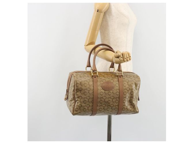 Céline Borsa CELINE C Sulky in PVC Beige Oro Auth 188286 D'oro - vista 24