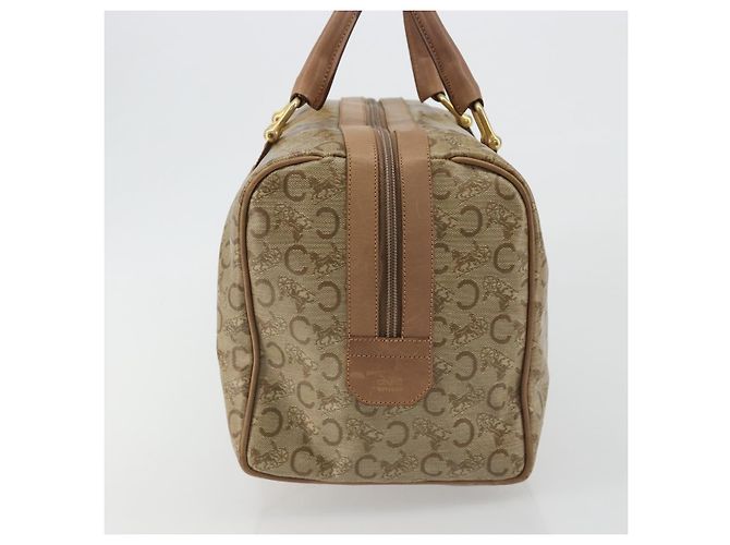 Céline Borsa CELINE C Sulky in PVC Beige Oro Auth 188286 D'oro - vista 4