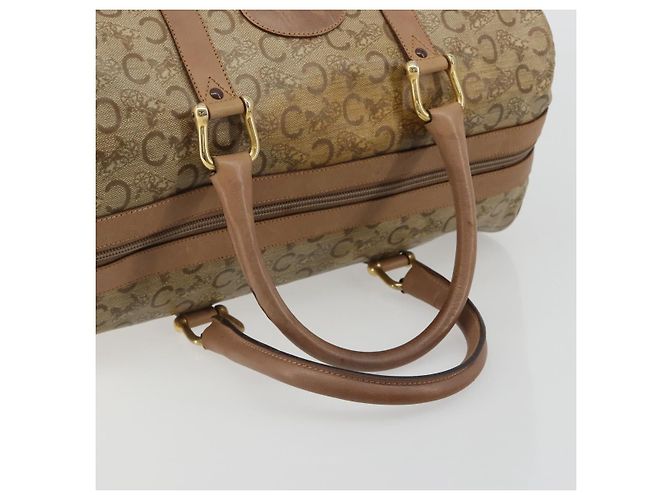 Céline Borsa CELINE C Sulky in PVC Beige Oro Auth 188286 D'oro - vista 8