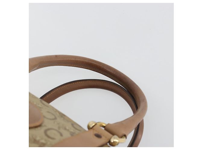 Céline Borsa CELINE C Sulky in PVC Beige Oro Auth 188286 D'oro - vista 9