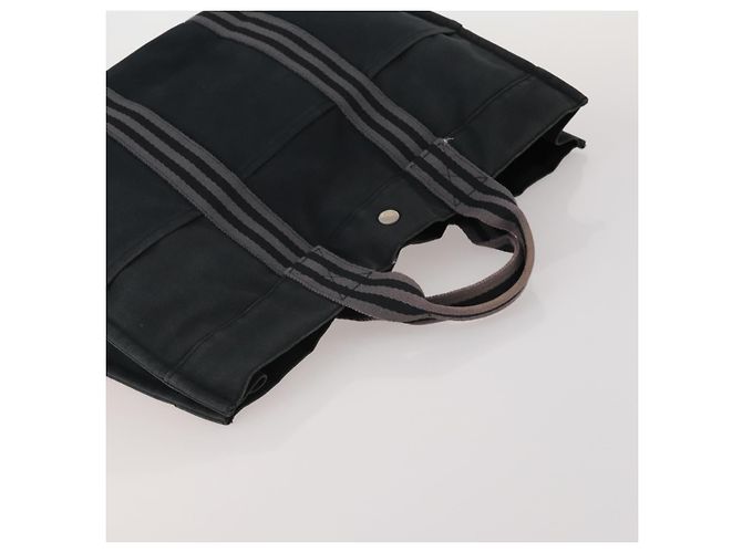 Hermès Borsa Fourre Tout HERMES Cotton 4 Set Navy Orange gray Auth BA13658 Marrone Arancione Blu navy - vista 5