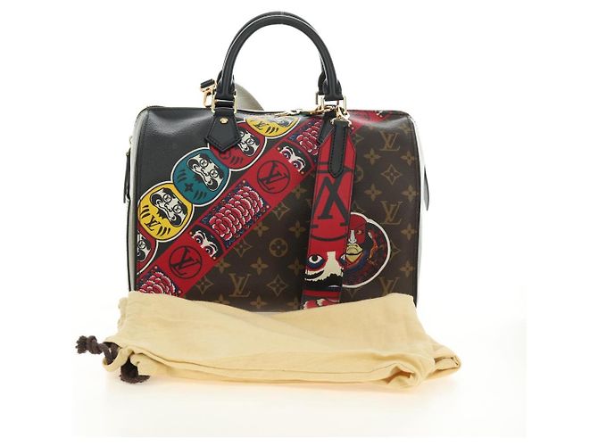 LOUIS VUITTON Monogram Kabuki Speedy 30 Hand Bag M43505 LV Auth 189086SAM - view 12