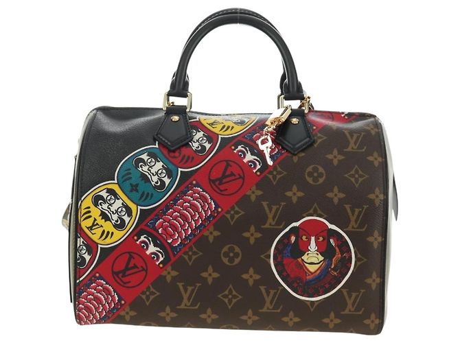 LOUIS VUITTON Monogram Kabuki Speedy 30 Hand Bag M43505 LV Auth 189086SAM - view 13