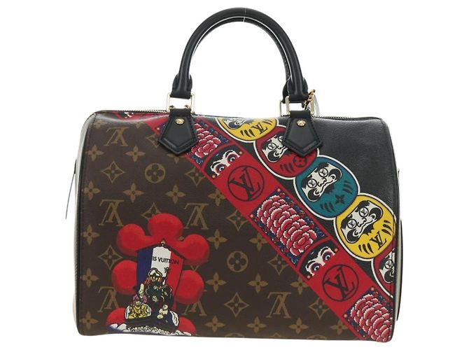 LOUIS VUITTON Monogram Kabuki Speedy 30 Hand Bag M43505 LV Auth 189086SAM - view 2