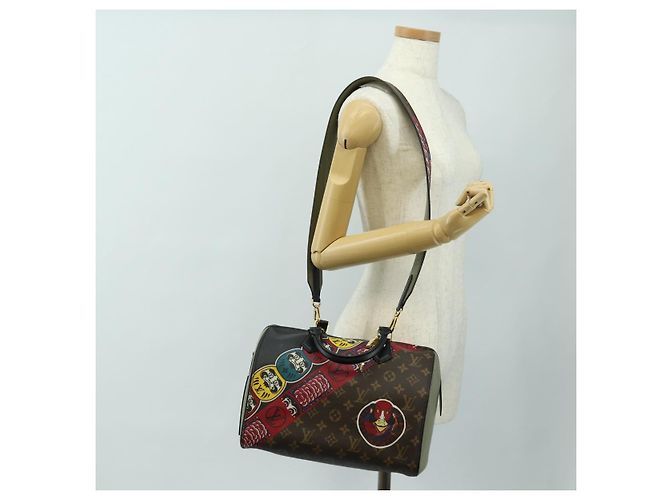 LOUIS VUITTON Monogram Kabuki Speedy 30 Hand Bag M43505 LV Auth 189086SAM - view 29