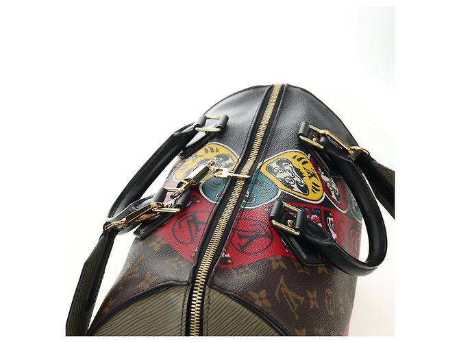 LOUIS VUITTON Monogram Kabuki Speedy 30 Hand Bag M43505 LV Auth 189086SAM - view 6