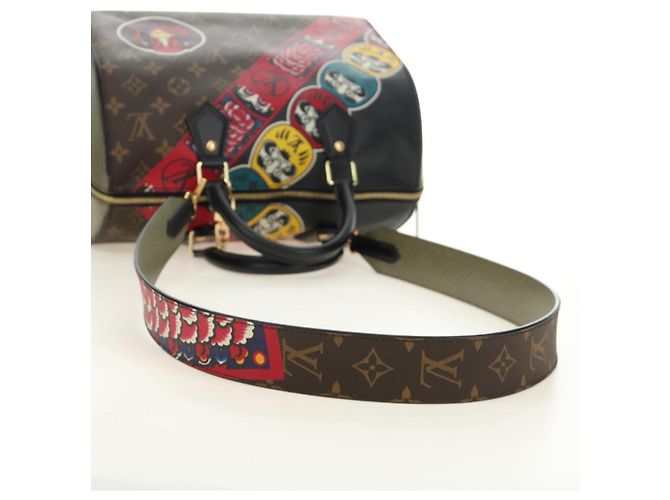 LOUIS VUITTON Monogram Kabuki Speedy 30 Hand Bag M43505 LV Auth 189086SAM - view 8