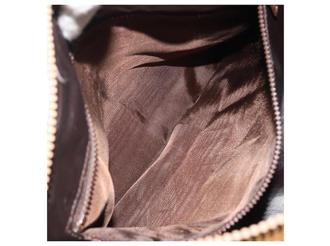 Céline Borsa CELINE Macadam Canvas PVC Beige Oro Autentica 187822 D'oro - vista 23